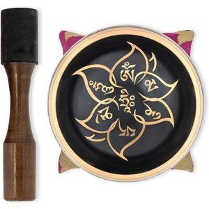 Tibetan Singing Bowl–HandCrafted Singing Bowls w/Mallet & Cushion,MeditationBowl
